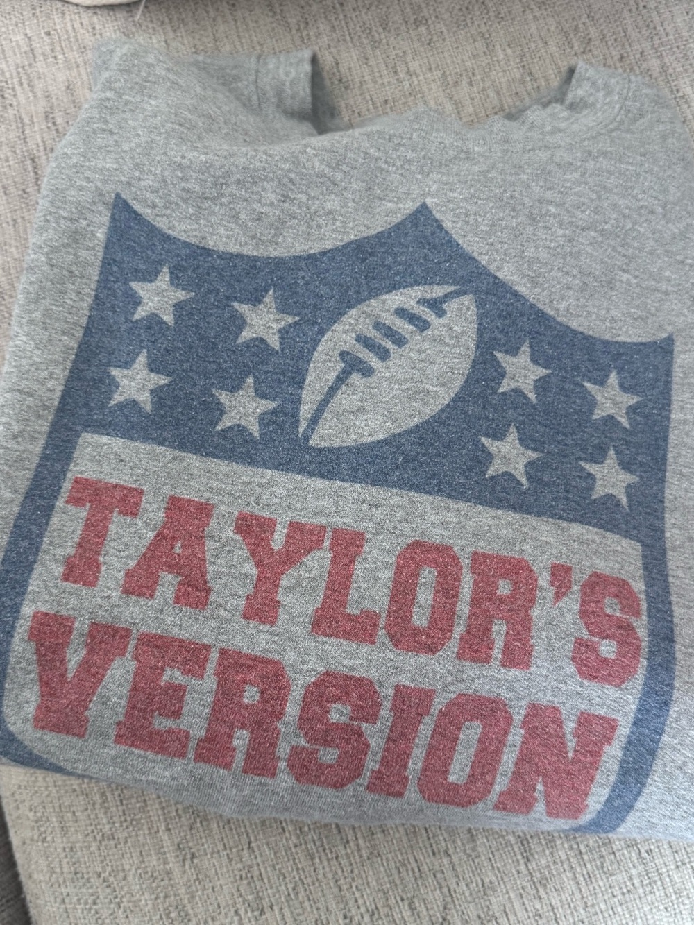 Gildan Gray NFL Taylor’s Version Sweatshirt
